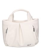 Karen 9512 fehér rostbőr táska