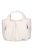Karen 9512 fehér rostbőr táska