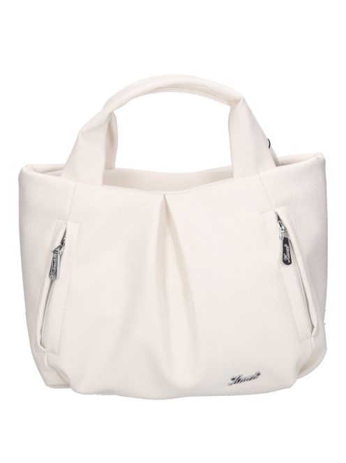 Karen 9512 fehér rostbőr táska