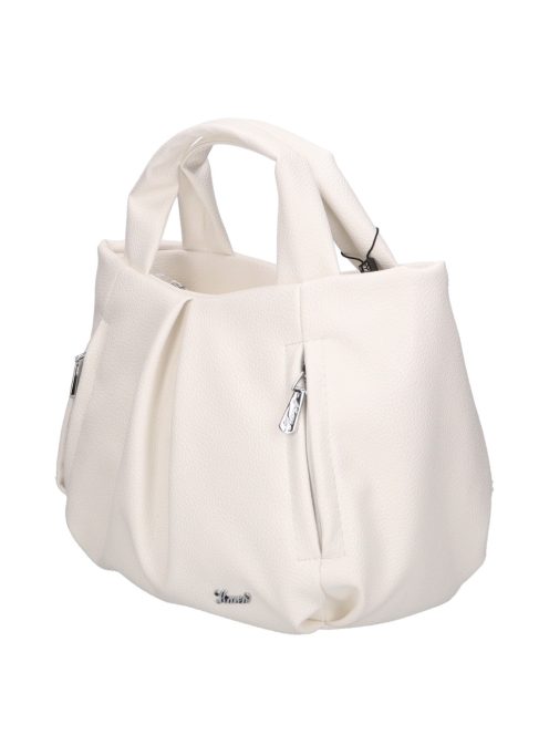 Karen 9512 fehér rostbőr táska