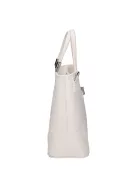 Karen 1491 bis fehér virág rostbőr táska