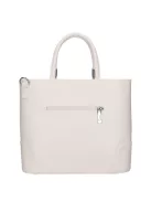 Karen 1491 bis fehér virág rostbőr táska