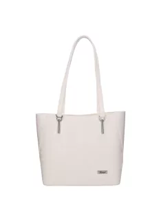 Karen 2418 fehér virág rostbőr táska