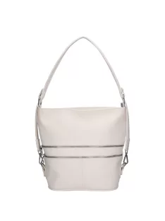 Karen 2452 fehér rostbőr táska