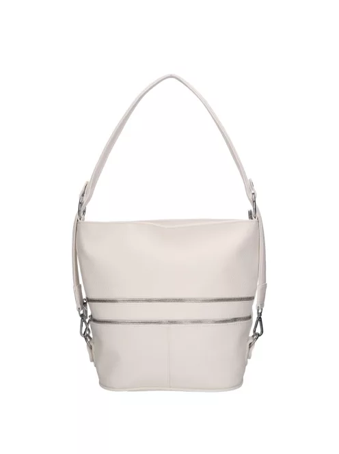 Karen 2452 fehér rostbőr táska