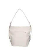 Karen 2452 fehér rostbőr táska