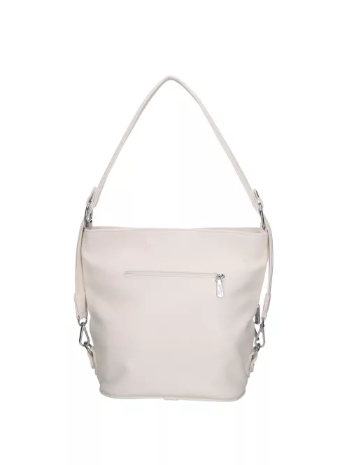 Karen 2452 fehér rostbőr táska