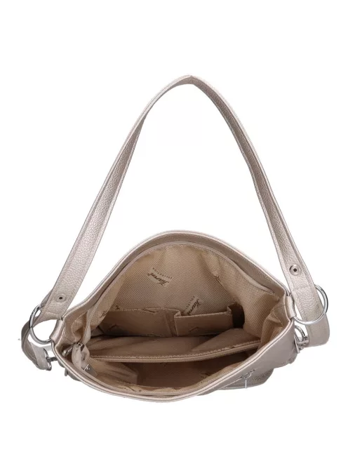 Karen 2452 fehér rostbőr táska