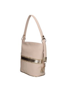 Karen 2452 bézs arany rostbőr táska