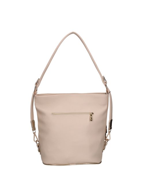 Karen 2452 bézs arany rostbőr táska