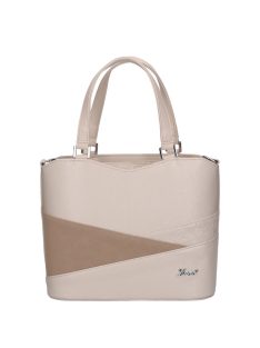 Karen D 565 bézs virág drapp rostbőr táska