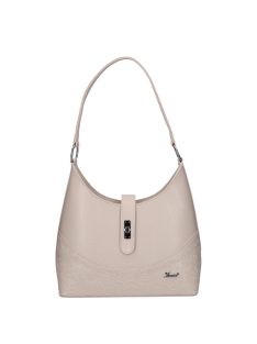 Karen D 658 bézs virág rostbőr táska