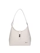 Karen D 658 fehér rostbőr táska