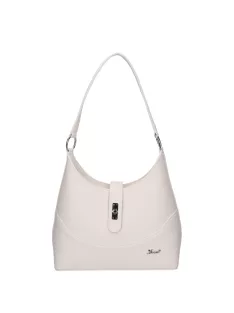 Karen D 658 fehér rostbőr táska