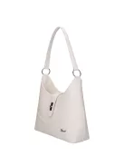 Karen D 658 fehér rostbőr táska