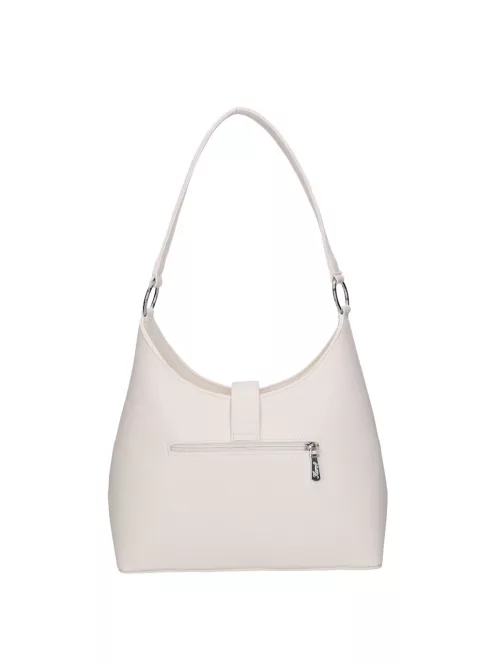 Karen D 658 fehér rostbőr táska