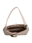 Karen D 658 fehér virág rostbőr táska