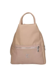 Karen D 694 drapp virág rostbőr táska