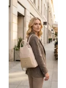 Karen D 694 drapp virág rostbőr táska