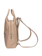 Karen D 694 drapp virág rostbőr táska