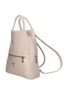 Karen D 694 bézs virág rostbőr táska