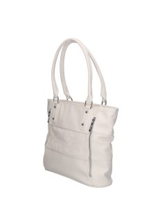 Karen N 087 fehér rostbőr táska