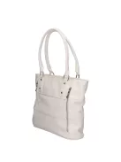 Karen N 087 fehér rostbőr táska