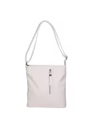 Karen N 157 fehér virág rostbőr táska