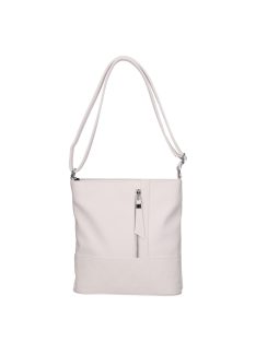 Karen N 157 fehér virág rostbőr táska