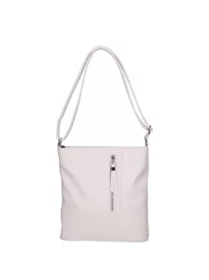 Karen N 157 fehér virág rostbőr táska