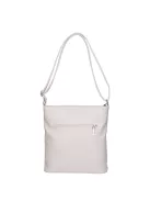 Karen N 157 fehér virág rostbőr táska