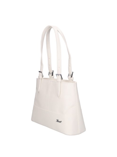 Karen 1743 fehér rostbőr táska