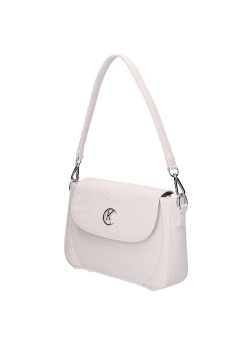 Karen 1744 fehér rostbőr táska