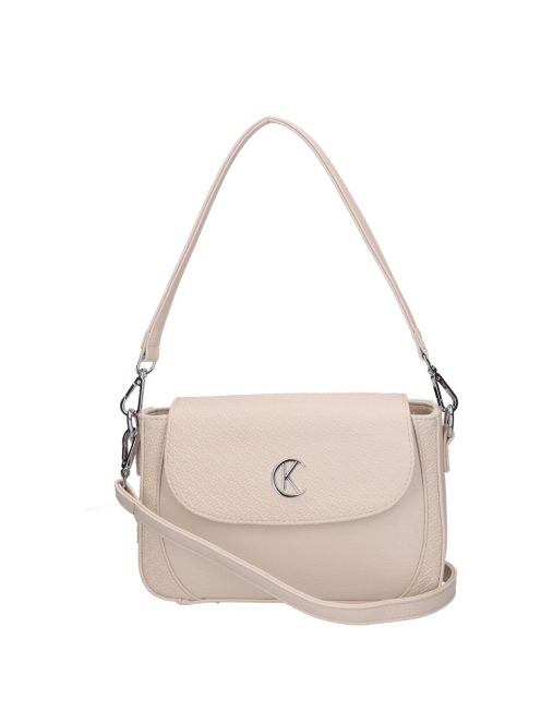 Karen 1744 bézs rostbőr táska