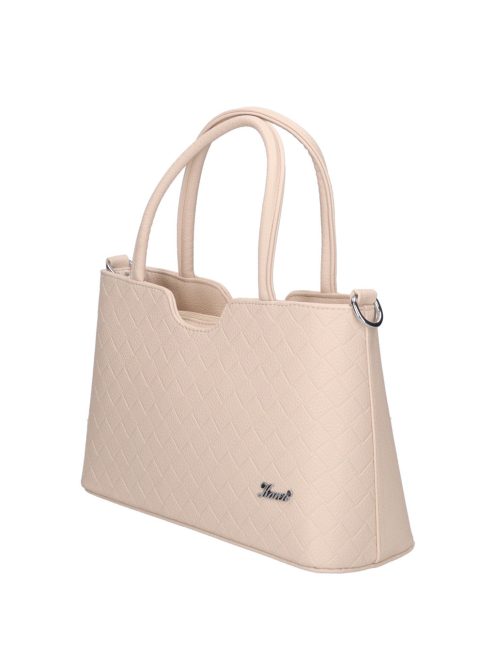 Karen 1746 bézs rostbőr táska