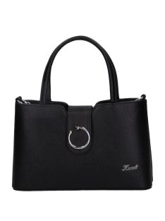 Karen 1746-K fekete rostbőr táska