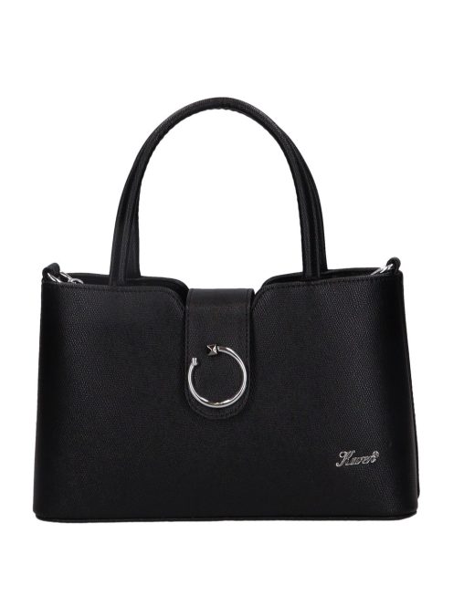 Karen 1746-K fekete rostbőr táska