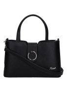 Karen 1746-K fekete rostbőr táska