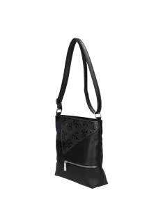 Karen 1748 fekete rostbőr táska