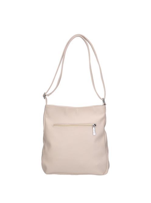 Karen 2447 bézs virág rostbőr táska