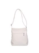 Karen 2447 fehér virág rostbőr táska