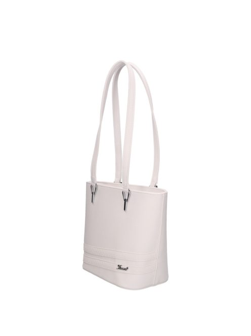 Karen 2524 fehér rostbőr táska