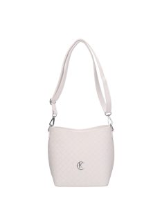 Karen 2526 fehér rostbőr táska