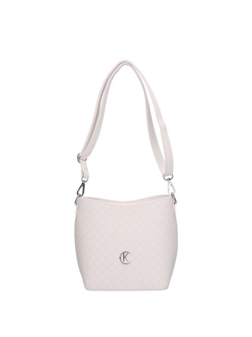 Karen 2526 fehér rostbőr táska