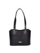 Karen 2527 fekete rostbőr táska