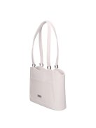 Karen 2527 fehér rostbőr táska