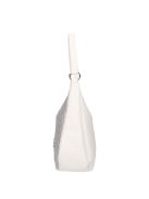 Karen 2533 fehér ezüst rostbőr táska