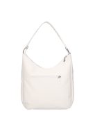 Karen 2533 fehér ezüst rostbőr táska