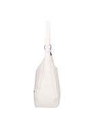 Karen 2533 fehér rostbőr táska