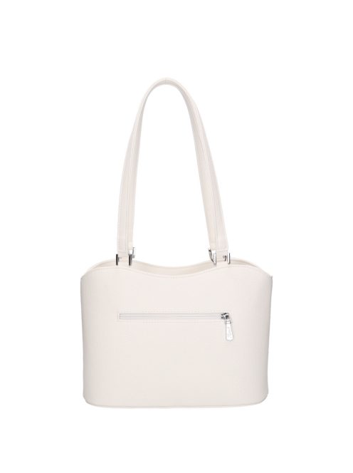 Karen D 699 fehér rostbőr táska